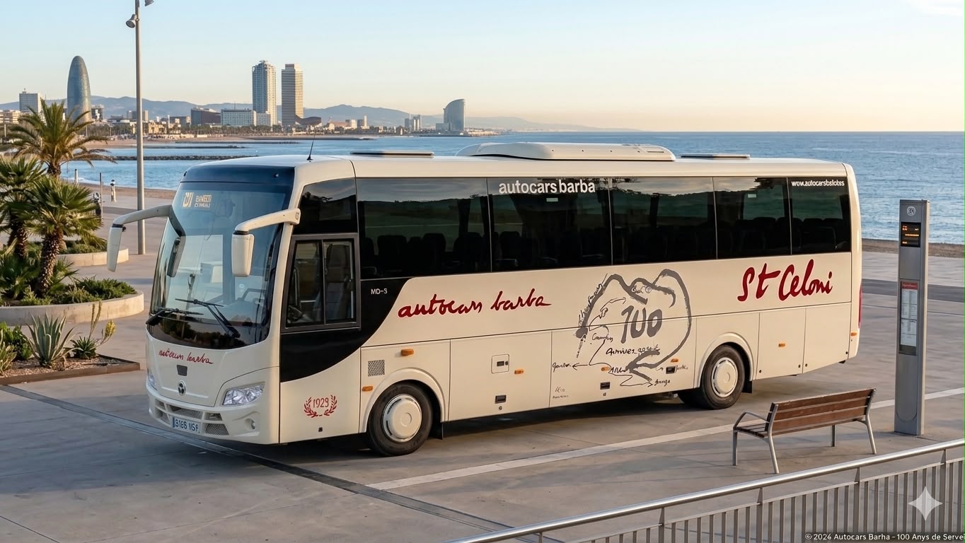 Autocar midi a Barcelona